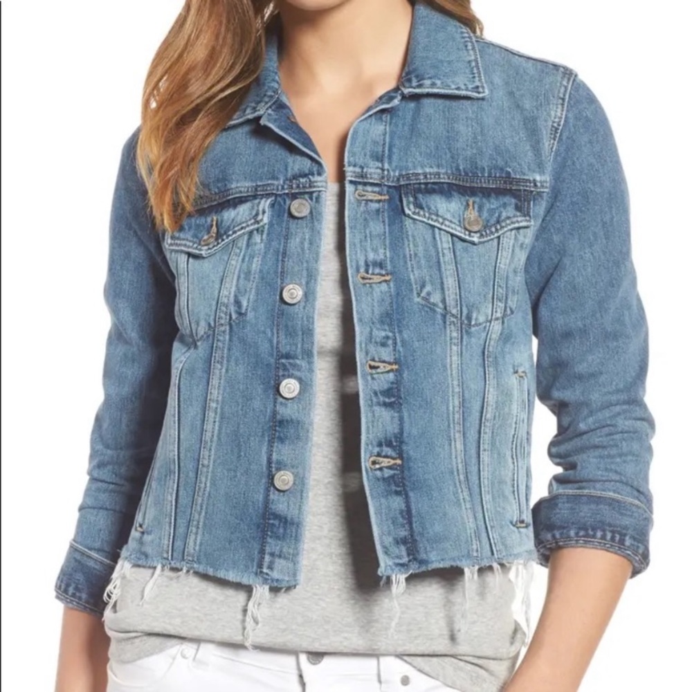 Lucky Brand Tomboy Denim Trucker Jacket